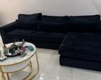 Zwarte Hoekbank - Stijlvol en Comfortabel!, Huis en Inrichting, Banken | Bankstellen, 250 tot 300 cm, 100 tot 125 cm, Hoekbank