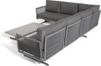 4SO Lounge set Kaya in Antrazhit all weather kussens nieuw, 6 zitplaatsen, Ophalen of Verzenden, Loungeset, Bank