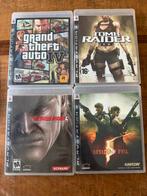PS 3 games gta, metalgearsolid, resident evil5, tomb raider, Avontuur en Actie, Vanaf 18 jaar, 1 speler, Ophalen of Verzenden