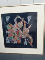 Boeddhistische afbeelding op stof "Hanuman", Ophalen of Verzenden