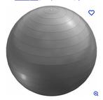 Grijze Yoga Bal - 65 cm, Ophalen of Verzenden, Zo goed als nieuw, Buik, Fitnessbal