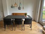 Eettafel Mobliberica keramisch blad 200(l)x100(b)x76(h), Huis en Inrichting, Ophalen, 50 tot 100 cm, Zo goed als nieuw, Vijf personen of meer