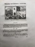 245 / Abcoude het Slot Kopergravure 1732, Antiek en Kunst, Kunst | Etsen en Gravures, Ophalen of Verzenden