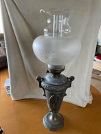Olielamp met gotische afbeelding, Antiek en Kunst, Ophalen