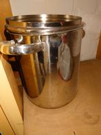 RVS Aspergespan - Kookpan, Huis en Inrichting, Keuken | Potten en Pannen, Kookpan of Snelkookpan, Gebruikt, Keramische plaat, Ophalen of Verzenden