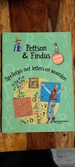 Pettson & Findus: Spelletjes met letters en woorden, Ophalen of Verzenden, Zo goed als nieuw, Sven Nordqvist, Non-fictie