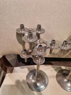 Set vintage BMF Nagel Candleholders kandelaars, Antiek en Kunst, Antiek | Kandelaars, Ophalen of Verzenden, Overige materialen