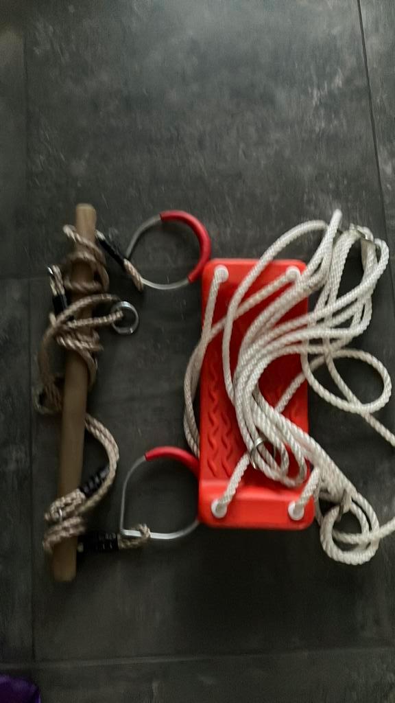 Schommel, rekstok en ringen set, Kinderen en Baby's, Speelgoed | Buiten | Speeltoestellen, Gebruikt, Schommel, Aanbouwonderdeel