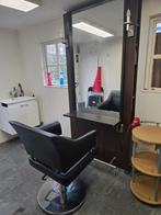 Kappers spiegel  kaptafel meubel styling wand, Ophalen, Zo goed als nieuw, 50 tot 100 cm, Minder dan 100 cm