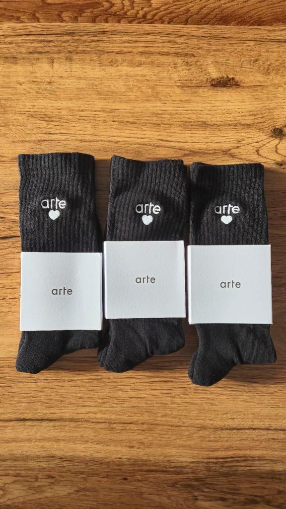 Arte Sokken Zwart 3-Pack One Size, Kleding | Heren, Sokken en Kousen, Nieuw, Overige maten, Zwart, Ophalen of Verzenden