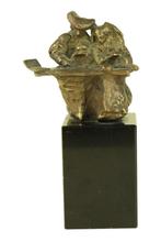 SCULPTUUR Eric Claus : De Geldwisselaar en zijn Vrouw º, Antiek en Kunst, Verzenden