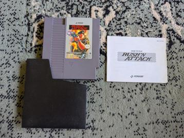 Konami Rush 'n attack Nes spel incl boekje. beschikbaar voor biedingen
