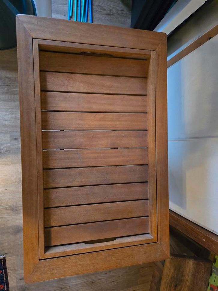 Nieuwstaat Butler Tray, Huis en Inrichting, Tafels | Bijzettafels, Nieuw, Rechthoekig, Minder dan 45 cm, Minder dan 55 cm, Hout