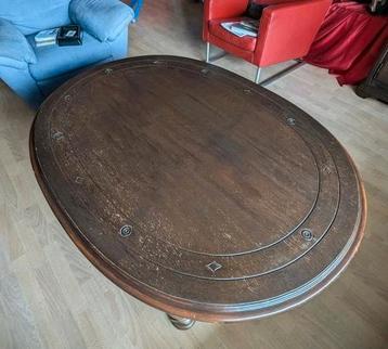 Vintage Houten Salontafel!  beschikbaar voor biedingen