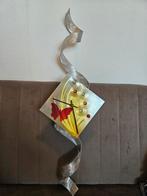 Unieke metalen wandklok van L. Kovacs, Ophalen of Verzenden