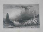 061 / Het Slagveld bij Waterloo België Staalgravure uit 1835, Antiek en Kunst, Ophalen of Verzenden
