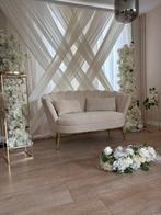Tafels, napoleon stoelen, decoratie en backdrop, Ophalen of Verzenden, Zo goed als nieuw, Geboorte of Huwelijk