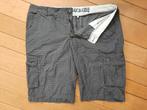 UNLOCKED chino bermuda grijs zwart ruit maat XL, Kleding | Heren, Unlocked, Zwart, Maat 56/58 (XL), Ophalen of Verzenden