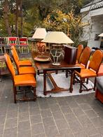 Gebruikte schapen leren stoelen + meer (zie foto's!), Ophalen of Verzenden, Gebruikt, 4 tot 6 stoelen