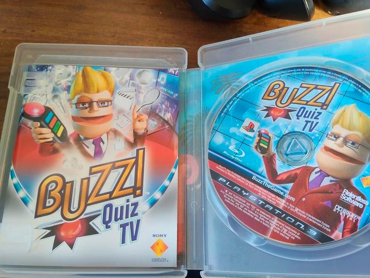 Buzz! Quiz TV - Playstation 3, Spelcomputers en Games, Games | Sony PlayStation 3, Zo goed als nieuw, Overige genres, 3 spelers of meer