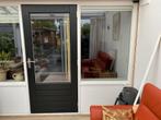 Tuindeur plus zijraam glas, Doe-het-zelf en Verbouw, Deuren en Horren, Ophalen of Verzenden, Glas, Buitendeur, 200 tot 215 cm