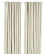 Gordijnen set nieuw KORGMOTT, 100 tot 150 cm, 200 cm of meer, Beige, Nieuw