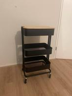 Ikea Raskog trolley / rolkarretje - Zwart, Ophalen, Gebruikt