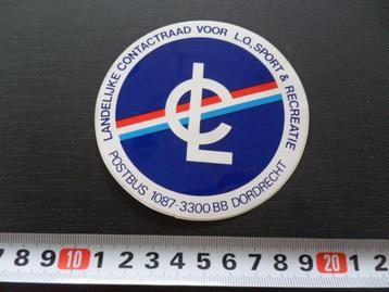 sticker Dordrecht Landelijke contactraad  sport & recreatie* beschikbaar voor biedingen