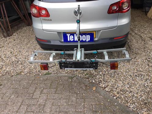 Multa fietsendrager, 2 (elektrische) fietsen, zeer compact, Auto diversen, Fietsendragers, Zo goed als nieuw, Trekhaakdrager, 2 fietsen