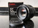 Canon EF 50mm f/1.8 II· Canon EF 50mm f/1.8 II, Ophalen of Verzenden, Zo goed als nieuw, Standaardlens