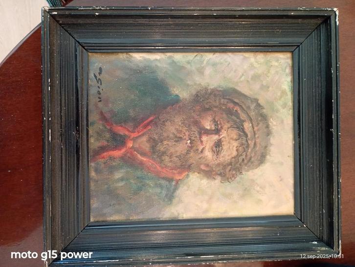 Olieverfschilderij: Portret van een man, Antiek en Kunst, Kunst | Schilderijen | Klassiek, Ophalen of Verzenden