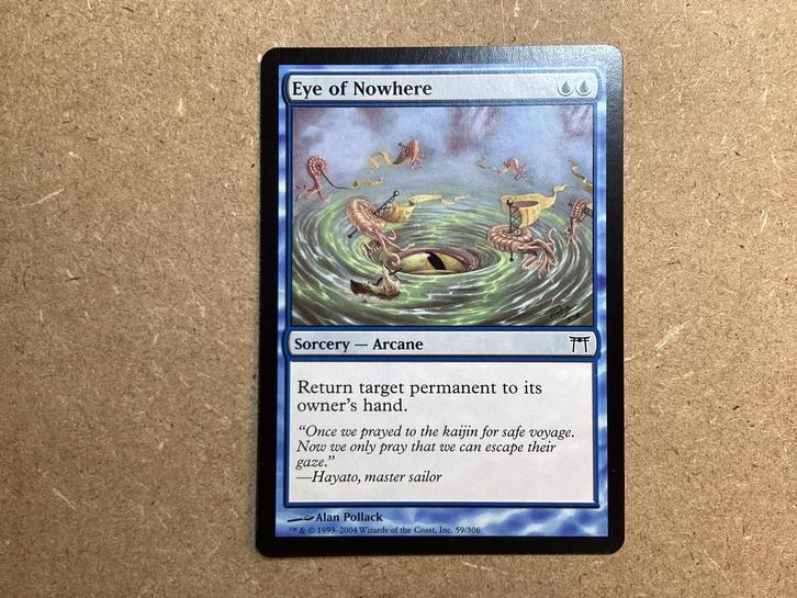 1x Eye of Nowhere [059/306] (Near Mint), Hobby en Vrije tijd, Verzamelkaartspellen | Magic the Gathering, Zo goed als nieuw, Losse kaart