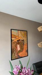 Grote poster in lijst, Antiek en Kunst, Ophalen