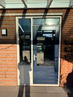 Mooie Tuindeur met Glas, Gebruikt, Deurkozijn, 150 tot 225 cm, Inclusief glas