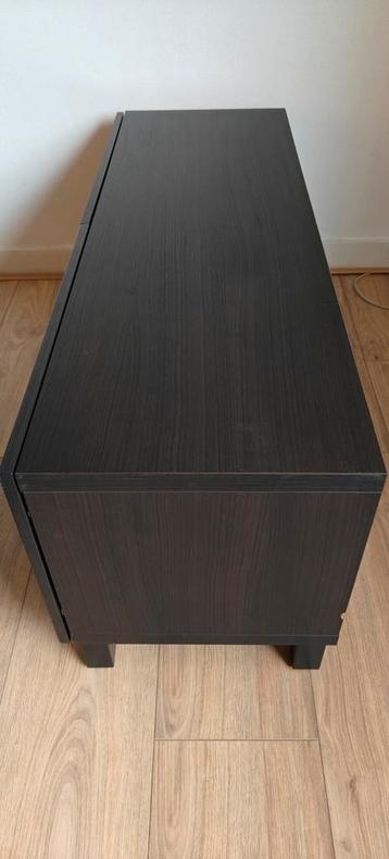 Zwart Ikea BESTÄ TV-Meubel met 2 Drukdeuren - afbeelding 4