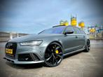 Audi RS6 2015 DYNAMIC BOMVOLL HUD KERAMISCH OPNDAK SOFTCLOSE, Start-stop-systeem, RS6, Leder, Stationwagon