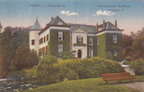 16495 Doorn huize Doorn verblijfplaats Ex Keizer Wilhelm 11, Verzamelen, Ansichtkaarten | Nederland, Ongelopen, Utrecht, Voor 1920
