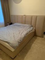 Luxe bed 180x200 in goede staat, Ophalen, Bruin, Eric Kuster style, Tweepersoons