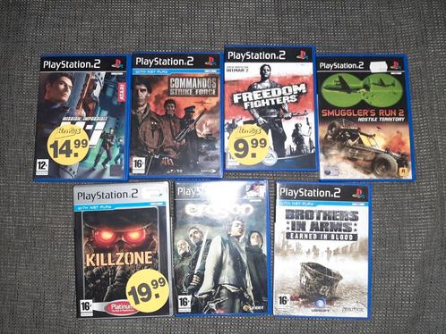 Eragon Killzone Freedom fighters Smuggler's run 2 prijs p/s, Spelcomputers en Games, Games | Sony PlayStation 2, Zo goed als nieuw