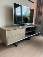 Tv meubel (Vienna) Goossens hoogglans mokka, Huis en Inrichting, Kasten | Televisiemeubels, Ophalen, Zo goed als nieuw, 25 tot 50 cm