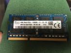 SK Hynix 1x 4GB DDR3-1600 SODIMM, Computers en Software, RAM geheugen, Ophalen of Verzenden, Laptop, Zo goed als nieuw, DDR3