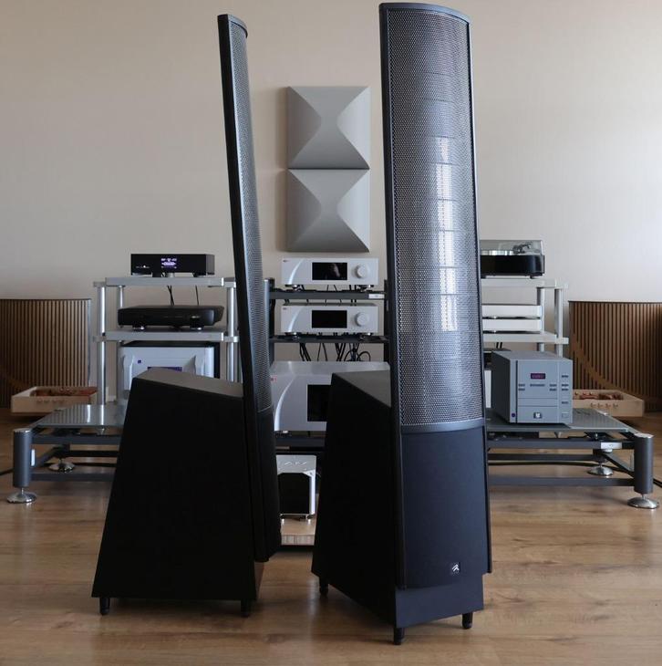 Martin Logan ElectroMotion ESL Electrostaten, Audio, Tv en Foto, Luidsprekers, Zo goed als nieuw, Front, Rear of Stereo speakers