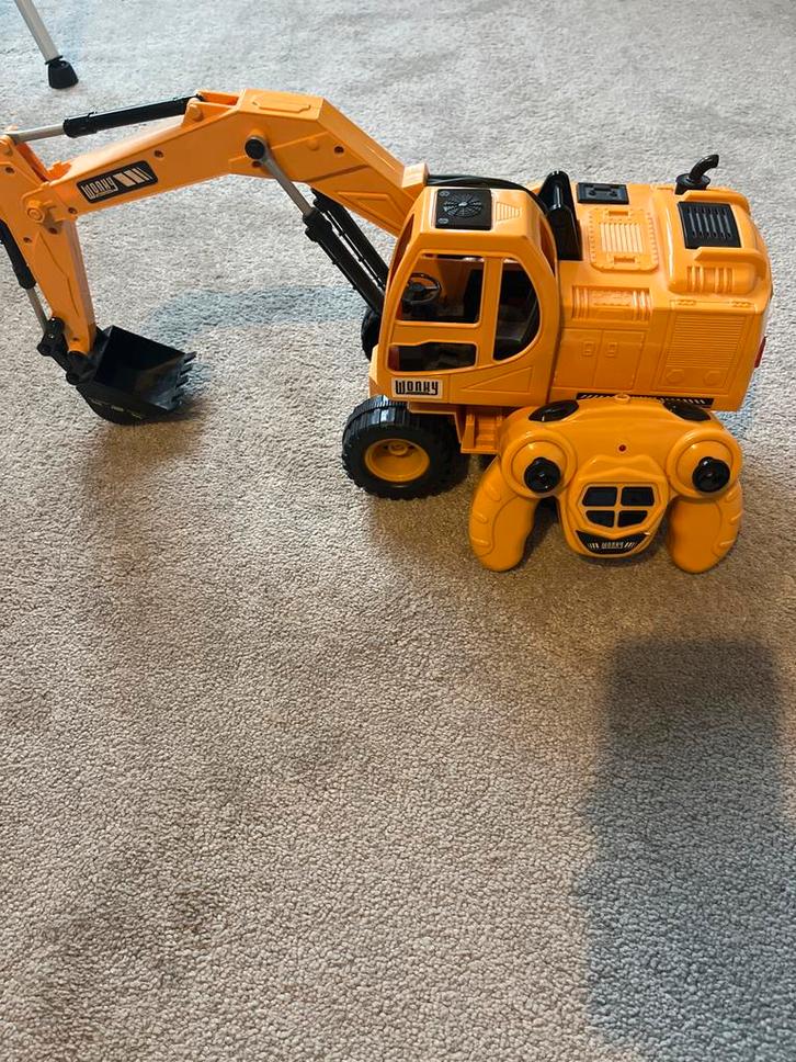 Speelgoed Graafmachine met Afstandsbediening, Kinderen en Baby's, Speelgoed | Overig, Zo goed als nieuw, Jongen of Meisje, Ophalen