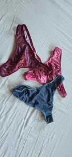 3x Sexy string maat M T.E.A.B, Kleding | Dames, Ophalen of Verzenden, Zwart, String