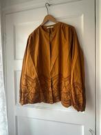 diep oker bruine broderie pofmouw blouse Sissy Boy XL 44, Bruin, Maat 42/44 (L), Sissy-Boy, Ophalen of Verzenden