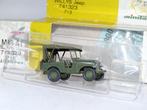 1/87 Herpa/Minitanks   Willys Jeep, Ophalen of Verzenden, Nieuw, Auto, Herpa