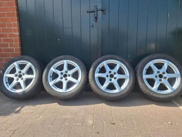Audi A4 Sportvelgen met Dunlop Zomerbanden 225/50/17 beschikbaar voor biedingen