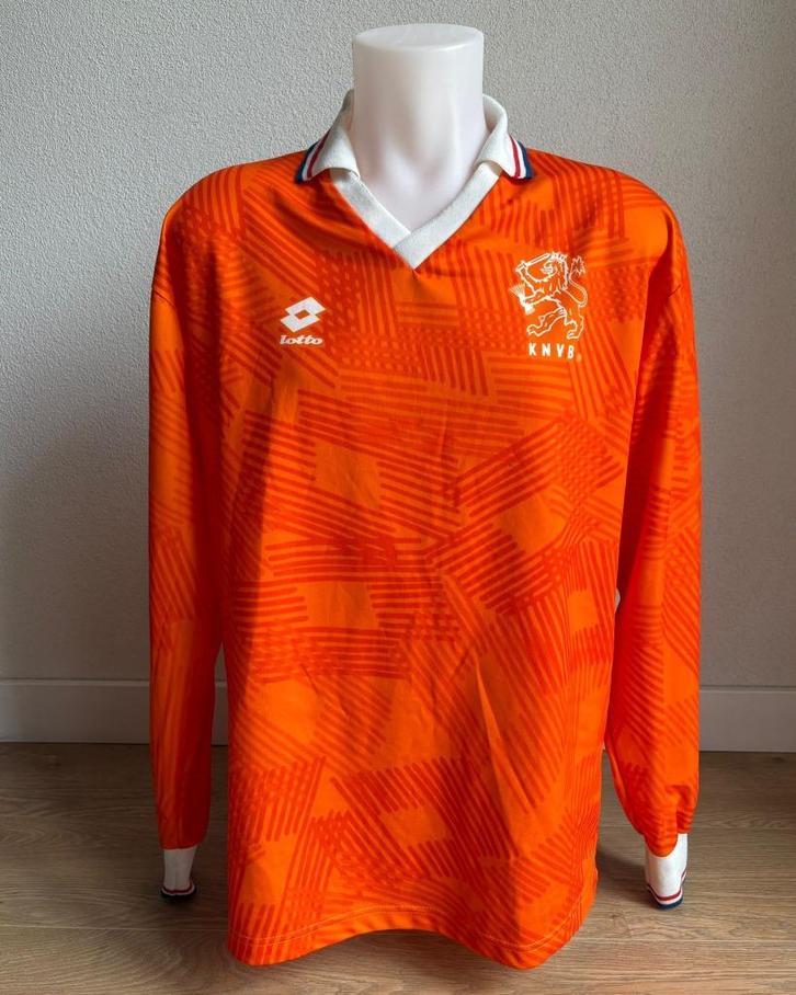 Nederlands Elftal 1991-93 Matchissued Lange Mouw #12 Maat XL, Verzamelen, Sportartikelen en Voetbal, Gebruikt, Shirt, Overige binnenlandse clubs