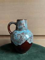 Vintage strehla keramieken kan vaas met oor blauw, Antiek en Kunst, Antiek | Keramiek en Aardewerk, Ophalen of Verzenden