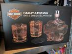 Harley Davidson Bar & Shield Decanteerset Whiskey Set, Ophalen of Verzenden, Nieuw